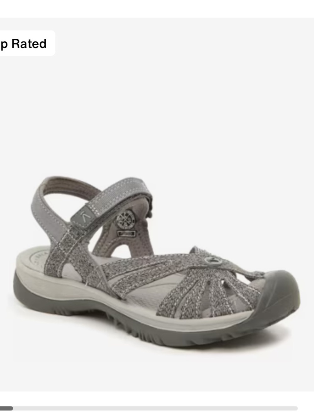 Keen Grey Rose Sandal Sz W8 - like new